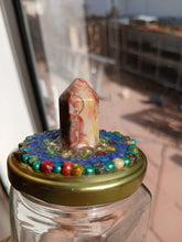 Load image into Gallery viewer, Peach agate tower