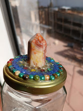 Load image into Gallery viewer, Peach agate tower