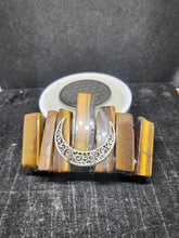 Load image into Gallery viewer, Tigers eye hair clip
