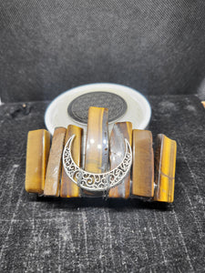 Tigers eye hair clip