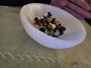 Selenite bowl