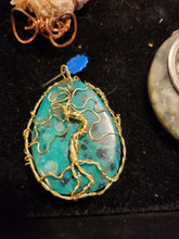 Load image into Gallery viewer, Chrysocolla tree of life
